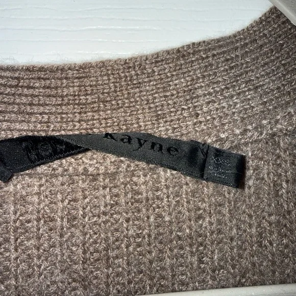 Jenni Kayne Cashmere Cocoon Cardigan xxs russet - Picture 3 of 5